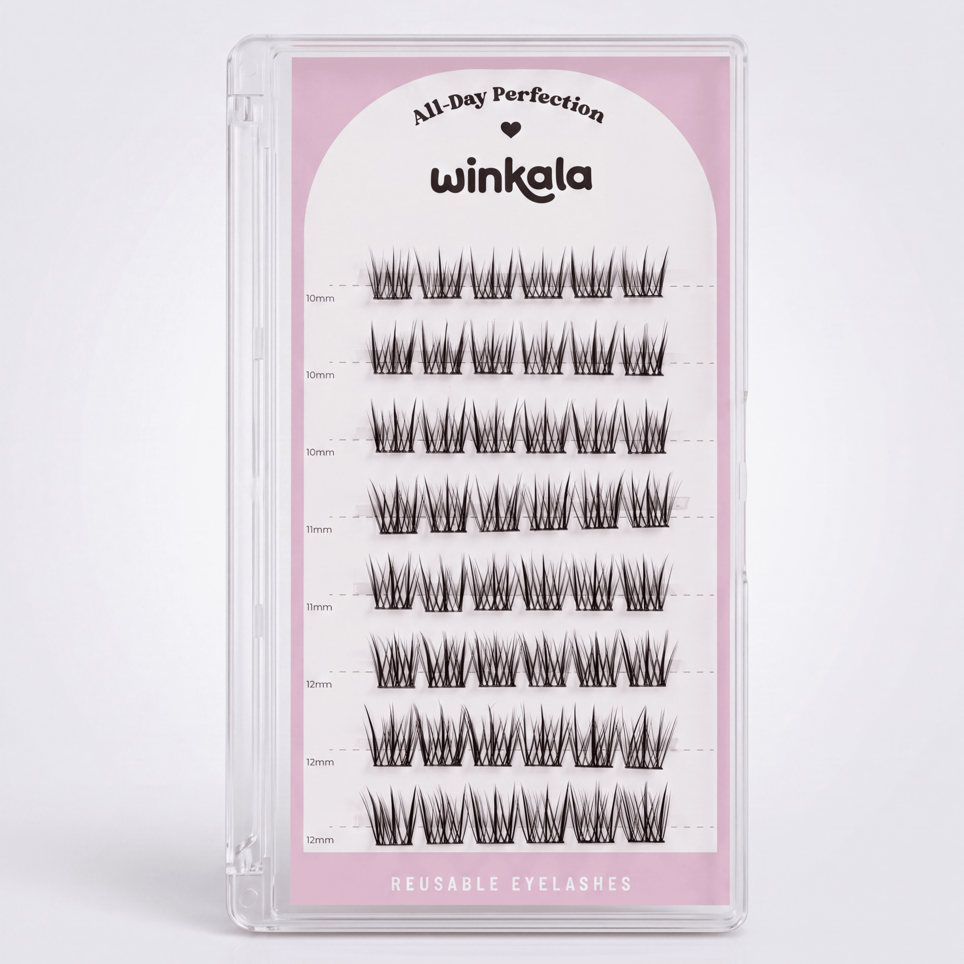 WINKALA Eyelashes Book - Reusable & Glue Free (Lightweight Versatile) 10-12mm by Kiokii and... – False Lashes