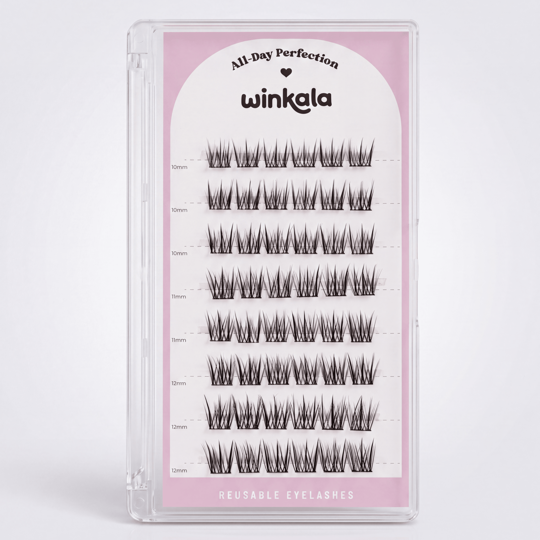WINKALA Eyelashes Book - Reusable & Glue Free (Lightweight Versatile) 10-12mm by Kiokii and... – False Lashes