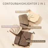 2 in 1 Highlighter Contour Palette - Judydoll | Kiokii and...