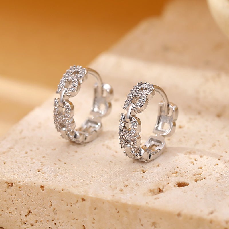925 Sterling Silver Round Clip Hoop Earrings - Archfourteen | Kiokii and...