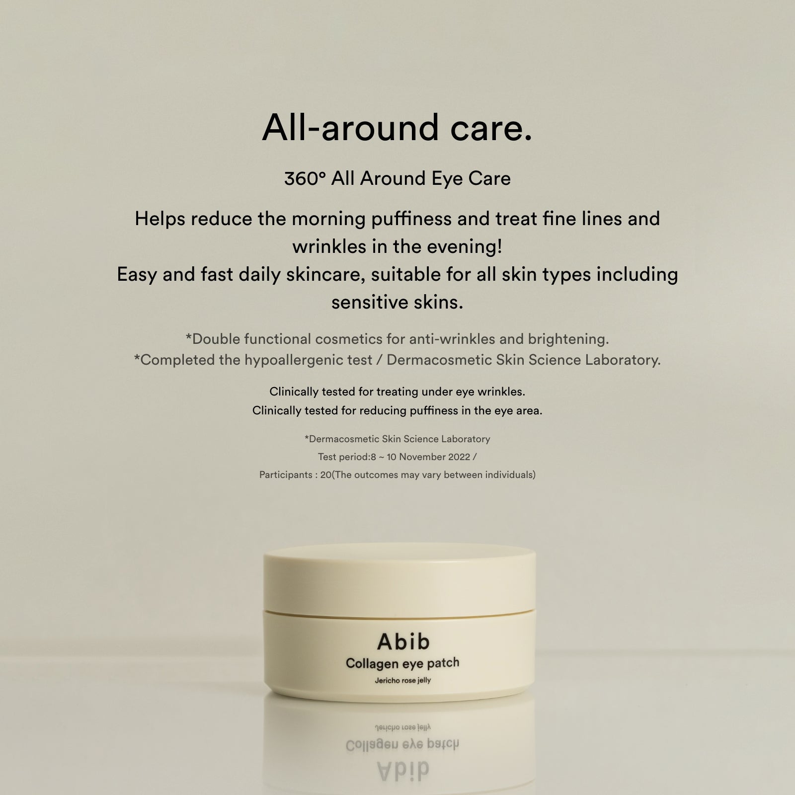 Abib Collagen Eye Patch Jericho Rose Jelly 60pcs - Abib | Kiokii and...