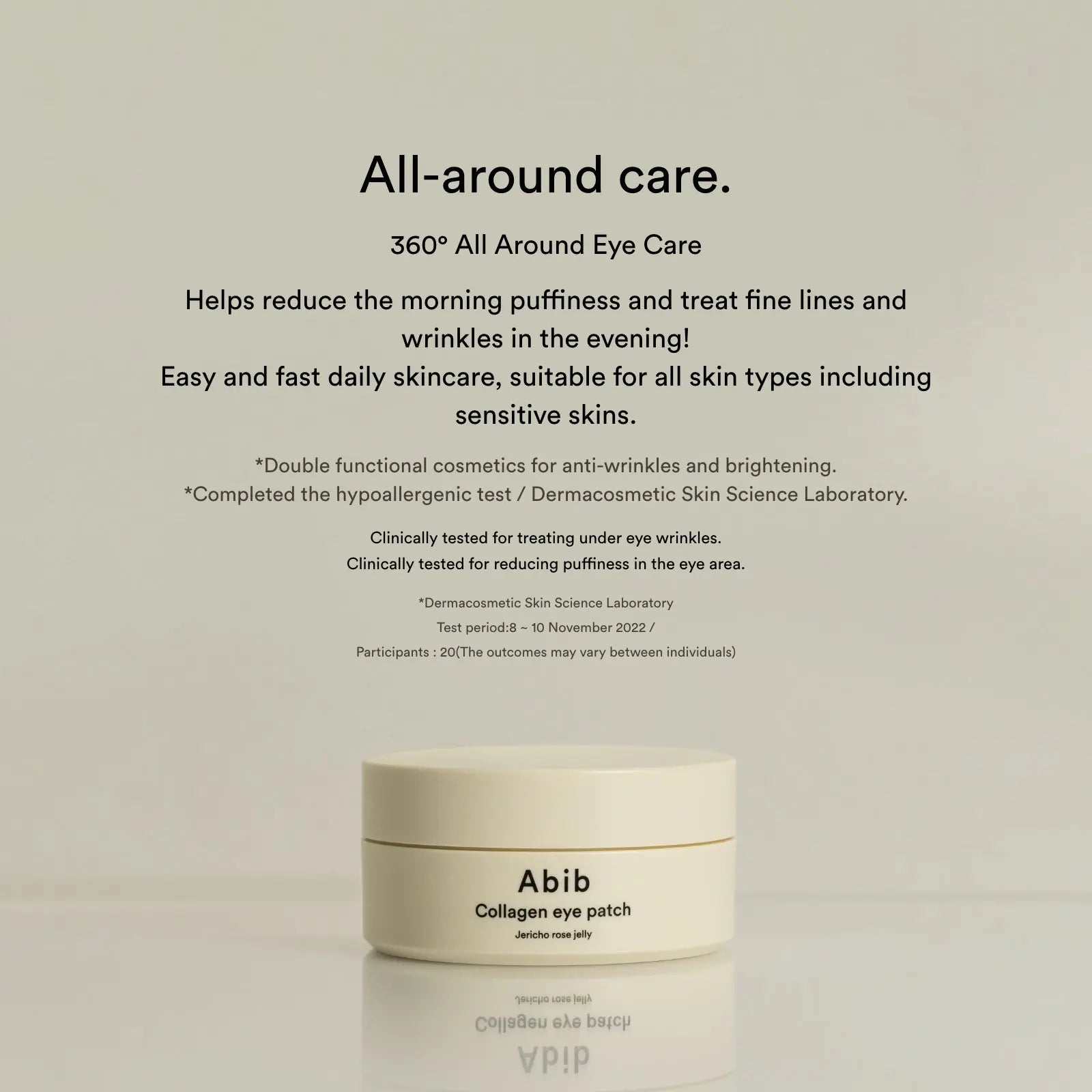Abib Collagen Eye Patch Jericho Rose Jelly 60pcs by Abib – Eye Masks