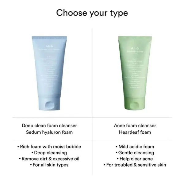 Abib Foam Cleanser Sedum Hyaluron Foam 150ml by Abib – Facial Cleanser