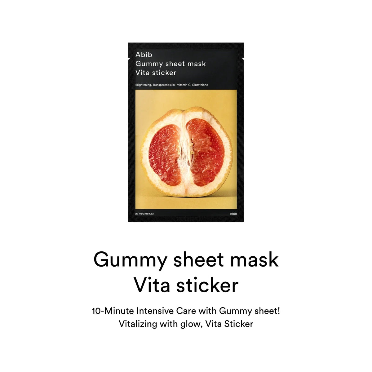 ABIB Gummy Sheet Mask Vita Sticker (10) - Abib | Kiokii and...