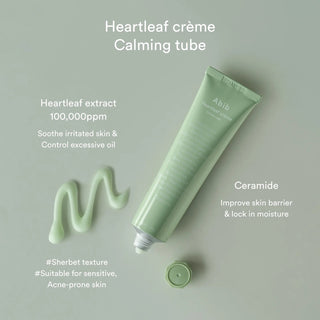 Abib Heartleaf Cream Calming Tube 75ml - Abib | Kiokii and...