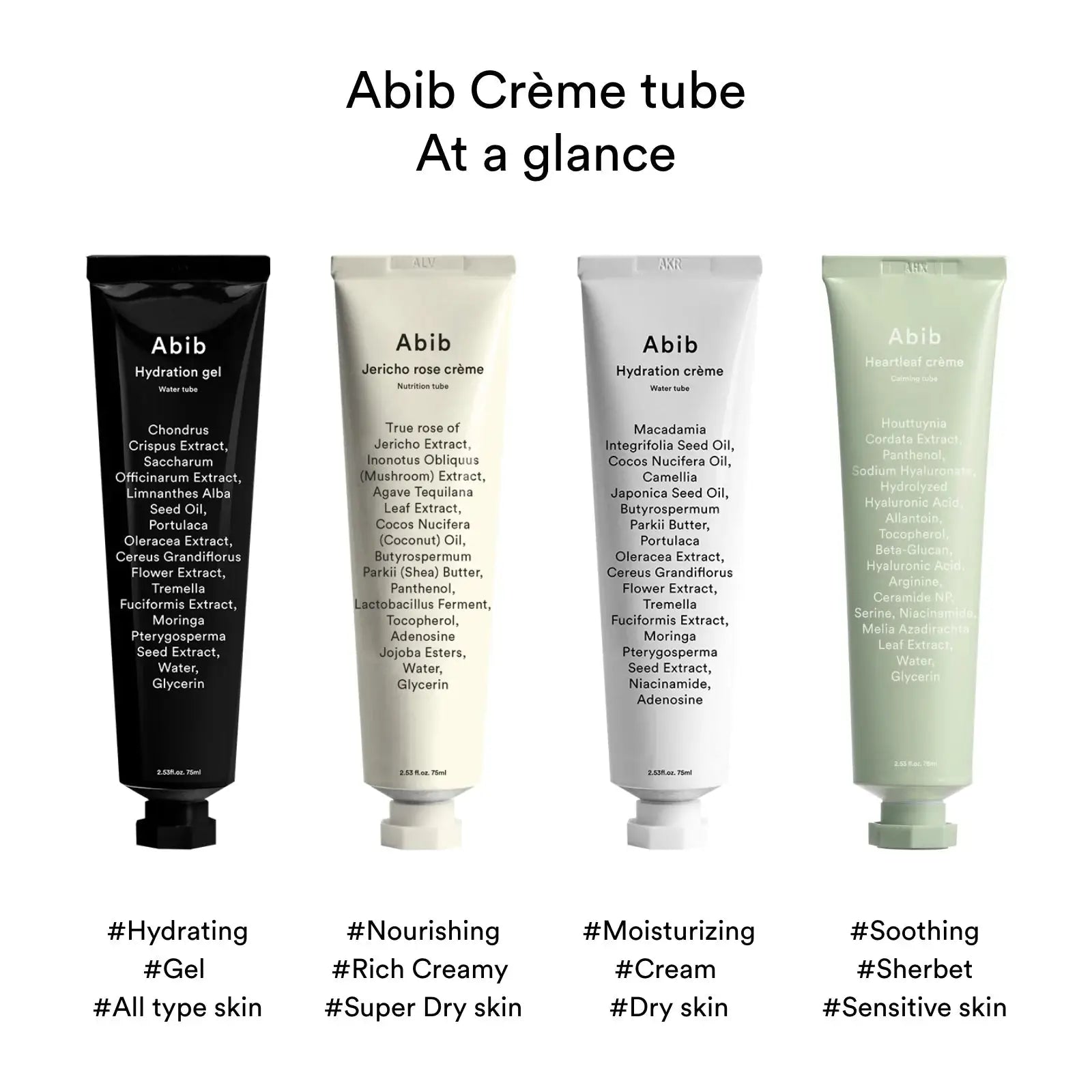 Abib Heartleaf Cream Calming Tube 75ml by Abib – Lotion & Cream