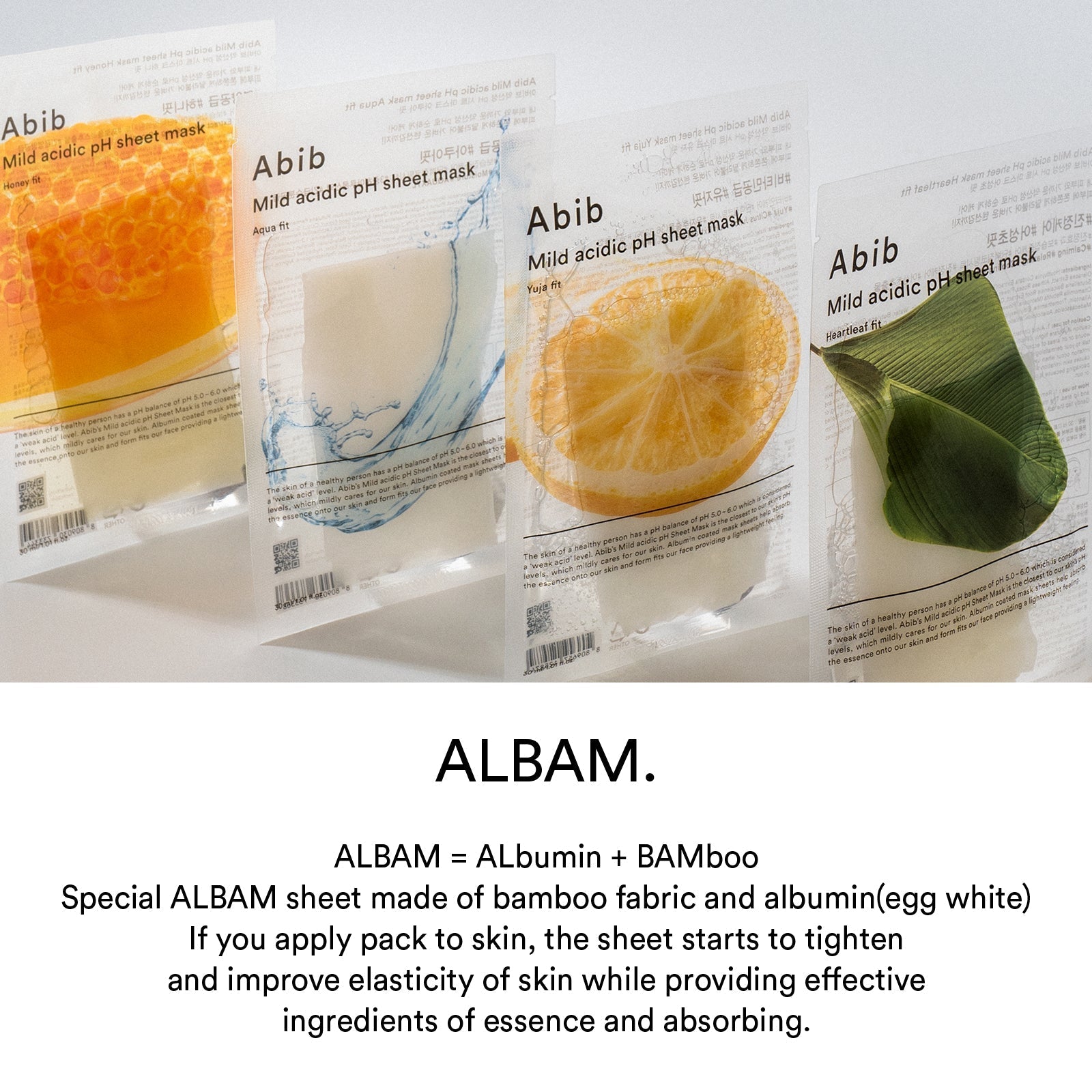 Abib Mild Acidic PH Sheet Mask Aqua Fit Honey - Abib | Kiokii and...