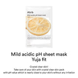 Abib Mild Acidic PH Sheet Mask Yuja Fit - Abib | Kiokii and...