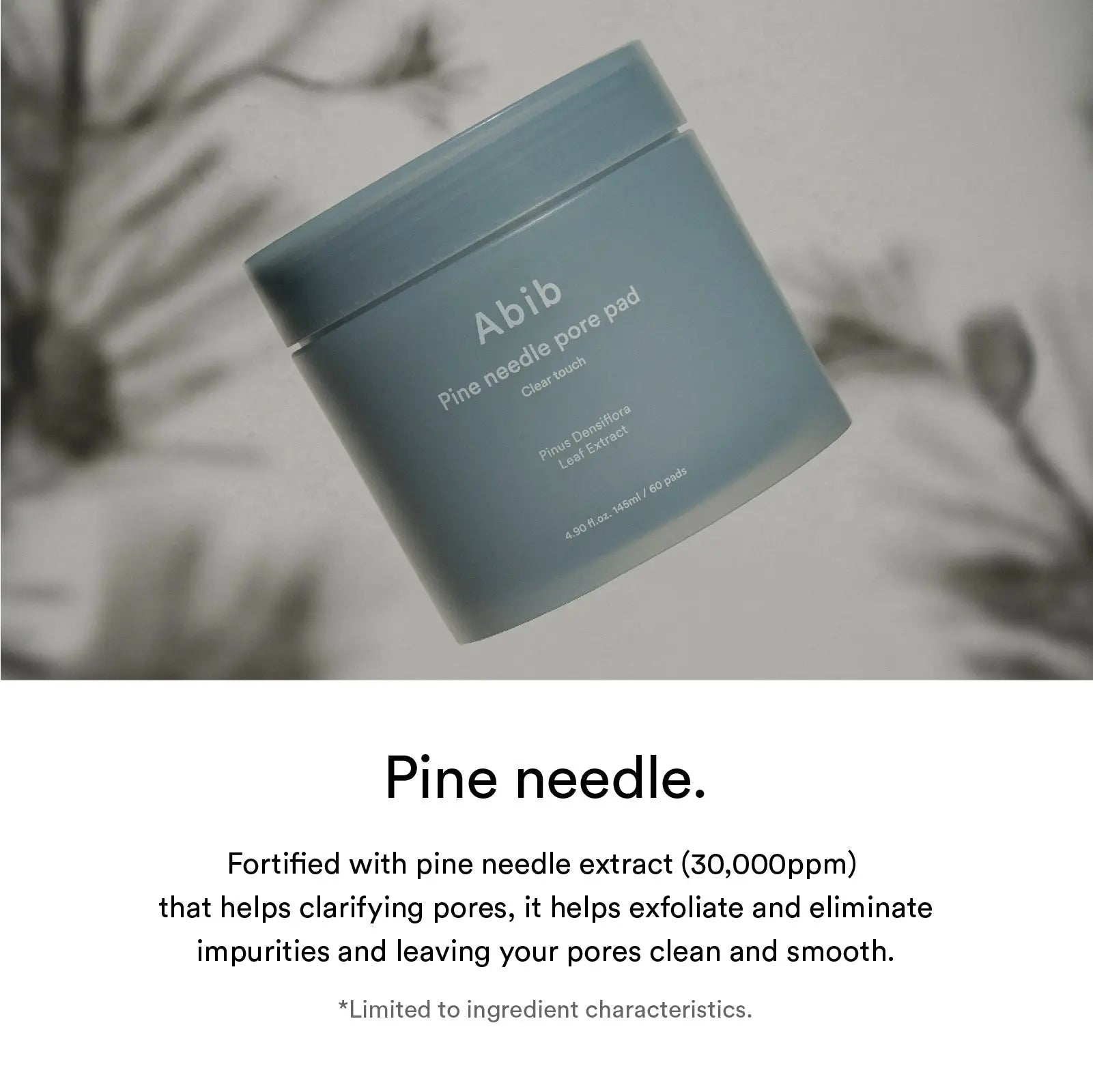 Abib Pine Needle Pore Pad Clear Touch 60pcs by Abib – Toner Pads