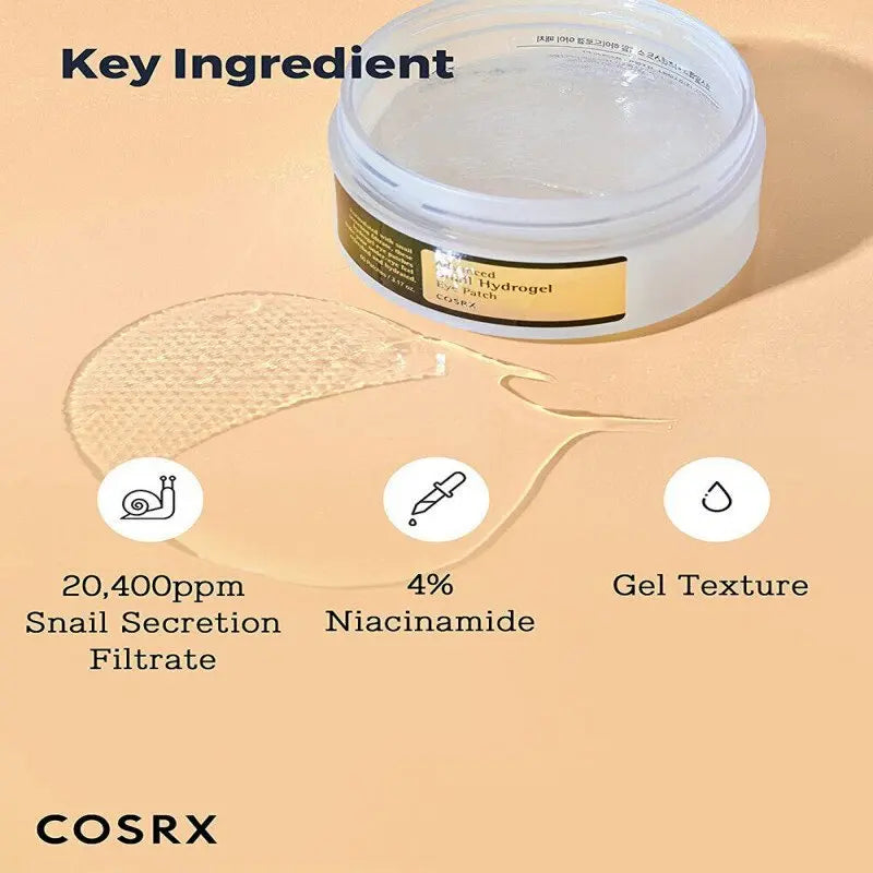 COSRX Advanced Snail Hydrogel Eye Patch 90g by COSRX – Eye Masks