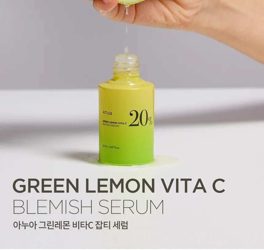 Anua Green Lemon Vita C Blemish Serum 20ml - Anua | Kiokii and...