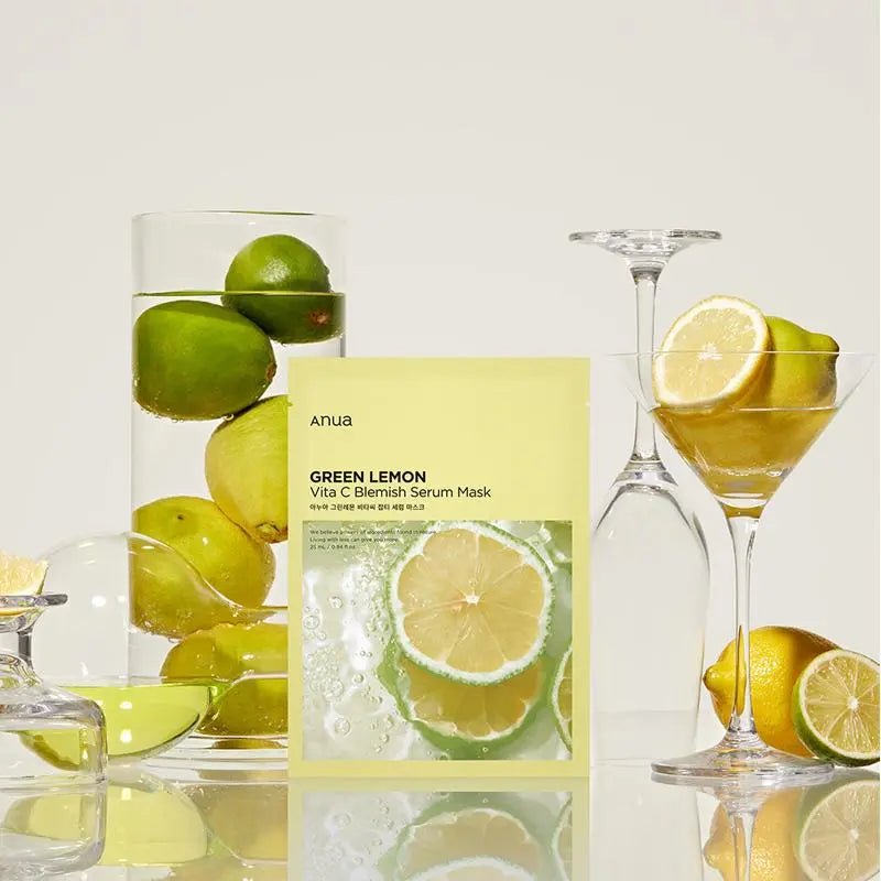 Anua Green Lemon Vita C Blemish Serum Mask 25ml by Anua – Eye Masks