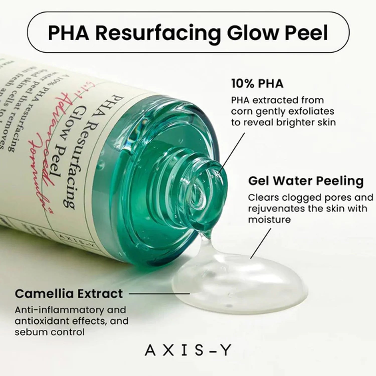 Axis-Y PHA Resurfacing Glow Peel 50ml - AXIS-Y | Kiokii and...