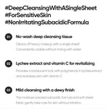 Banila Co Clean it Zero Cleansing Tissue Lychee 30pcs - Kiokii and... | Kiokii and...