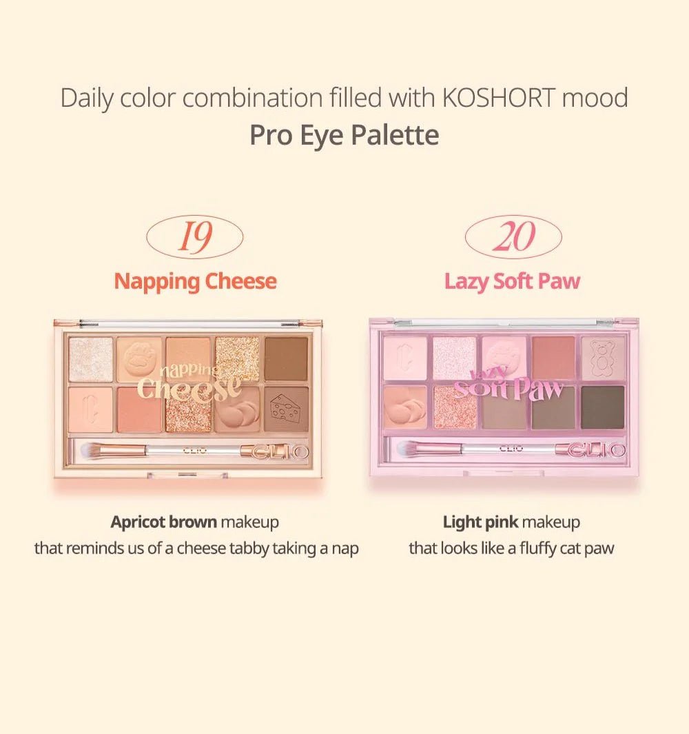 Clio Pro Eye Palette #19 - #20 - Clio | Kiokii and...