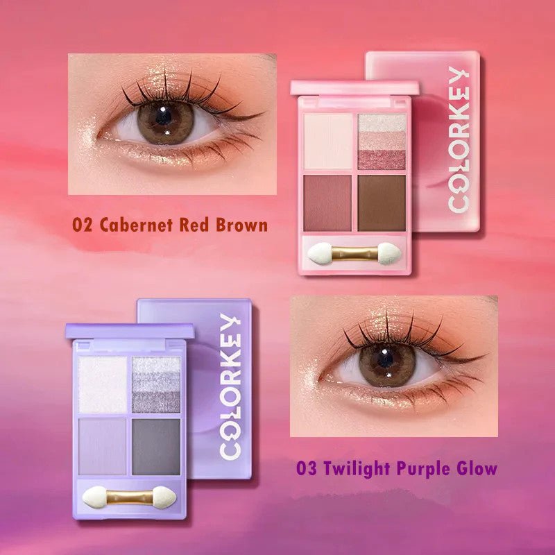 Colorkey Sunset 4-color Matte Multi-functional Eyeshadow Palette - Colorkey | Kiokii and...