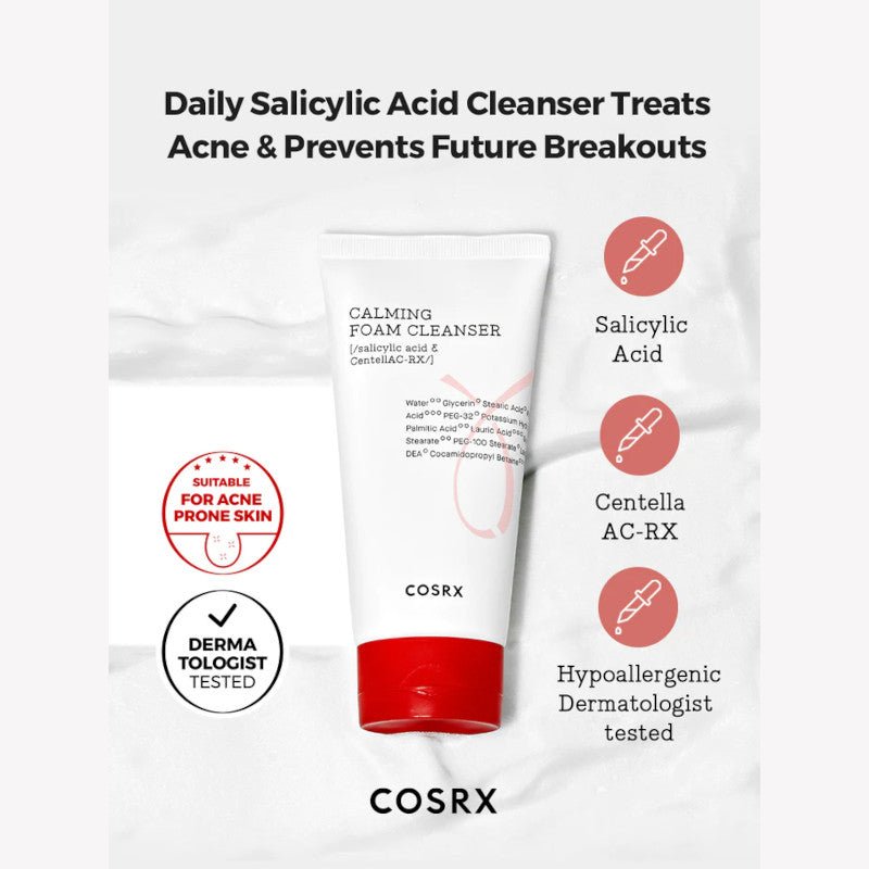 Cosrx AC Collection Calming Foam Cleanser - COSRX | Kiokii and...
