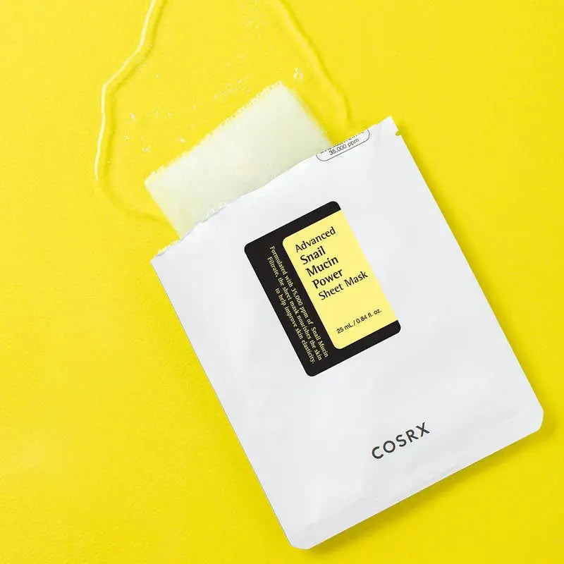COSRX Advanced Snail Mucin Mask (2 Sizes) by COSRX – Sheet Mask