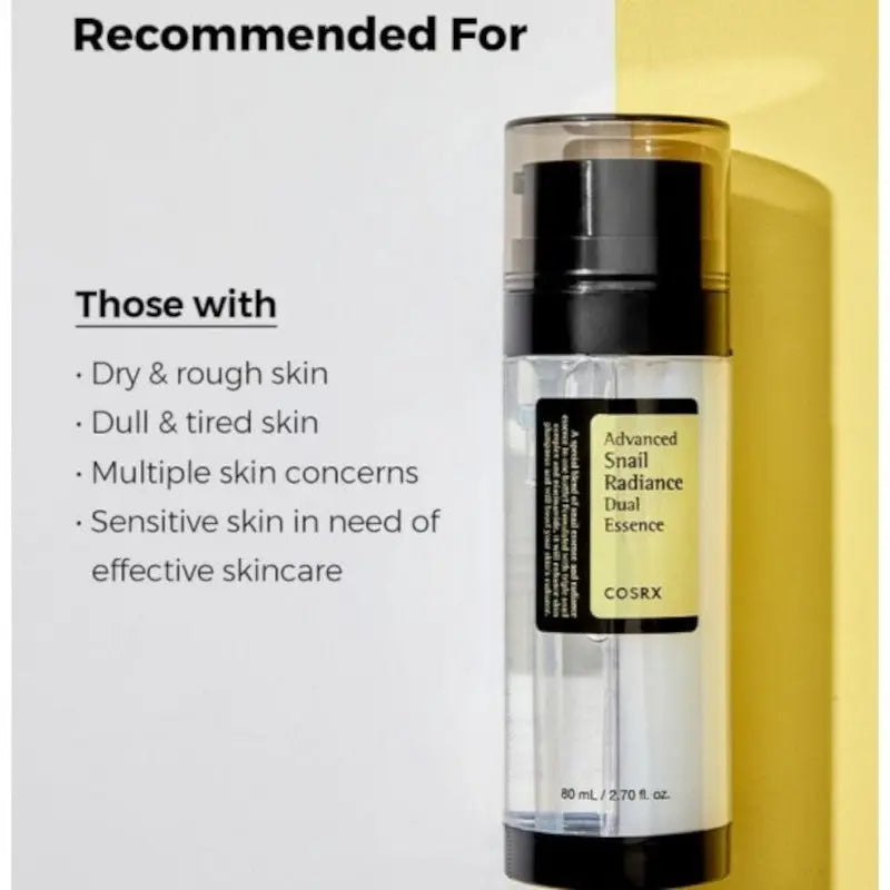COSRX Advanced Snail Radiance Dual Essence 80ml by COSRX – Toner & Essence