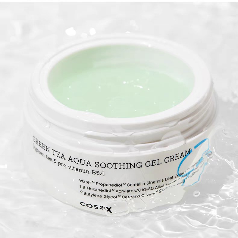 Cosrx Hydrium Green Tea Aqua Soothing Gel Cream - COSRX | Kiokii and...