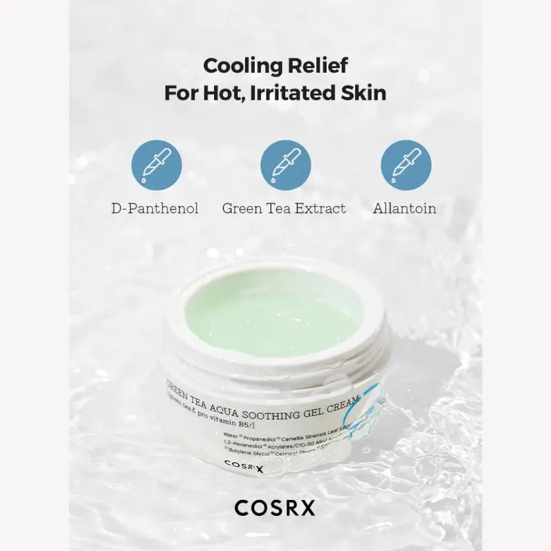COSRX Hydrium Green Tea Aqua Soothing Gel Cream 50ml by COSRX – Gel Moisturizer