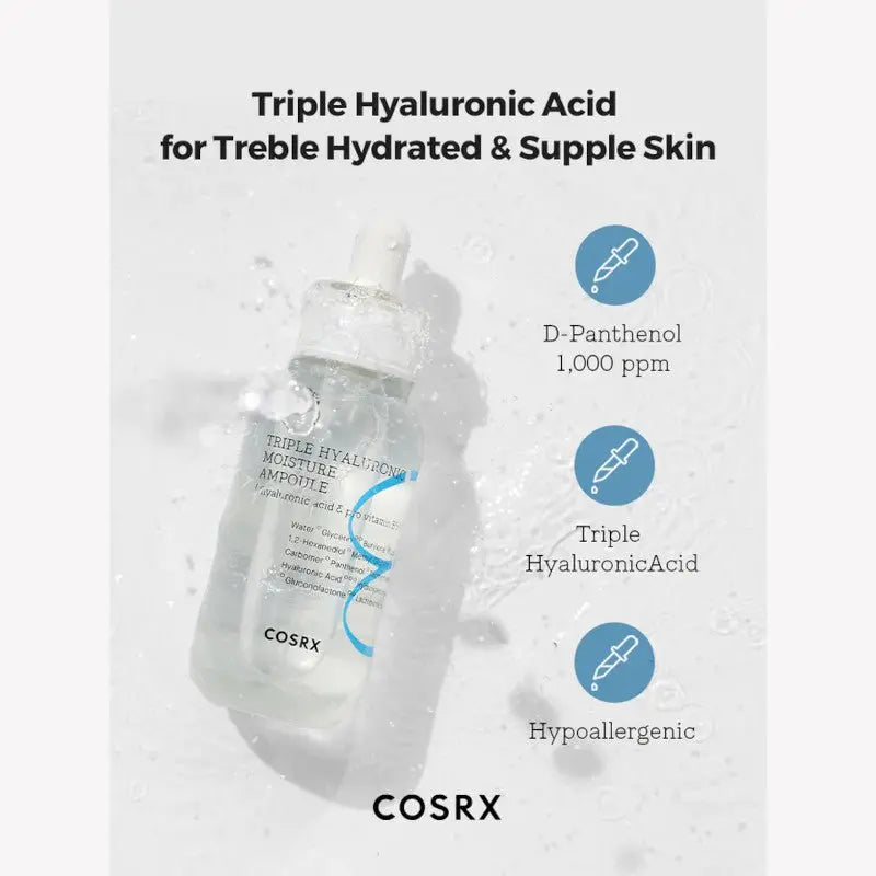 COSRX Hydrium Triple Hyaluronic Moisture Ampoule 40ml by COSRX – Serum & Ampoule