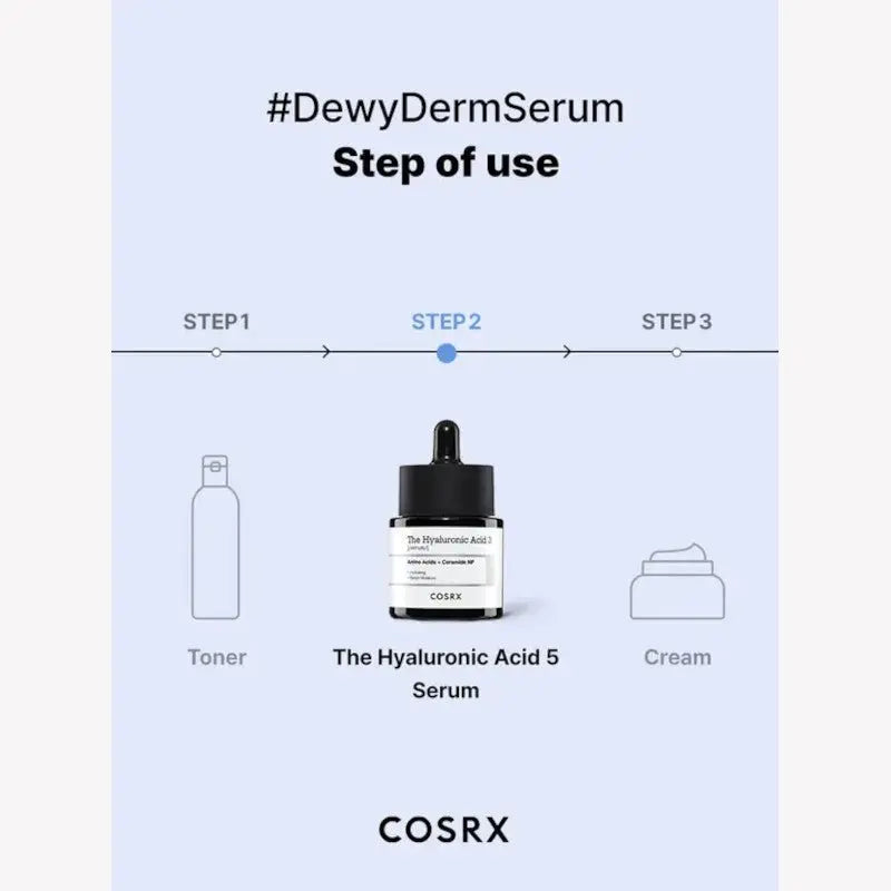 COSRX The Hyaluronic Acid 3 Serum 20ml by COSRX – Serum & Ampoule