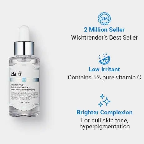 Klairs Freshly Juiced Vitamin Drop 35ml by Klairs – Serum & Ampoule