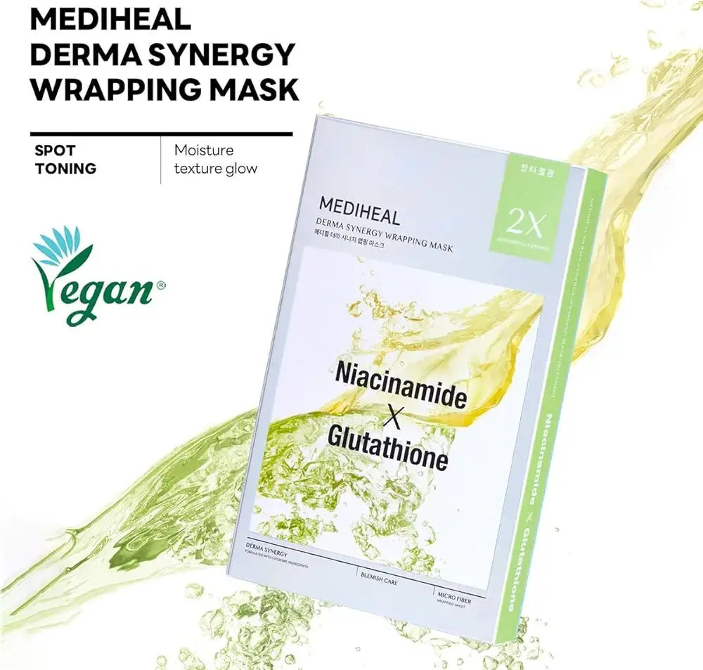 MEDIHEAL Derma Synergy Wrapping Mask Blemish 10pcs by Mediheal – Sheet Mask