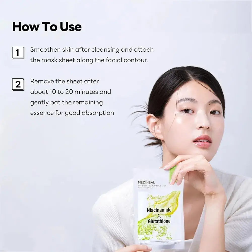 MEDIHEAL Derma Synergy Wrapping Mask Blemish 10pcs by Mediheal – Sheet Mask