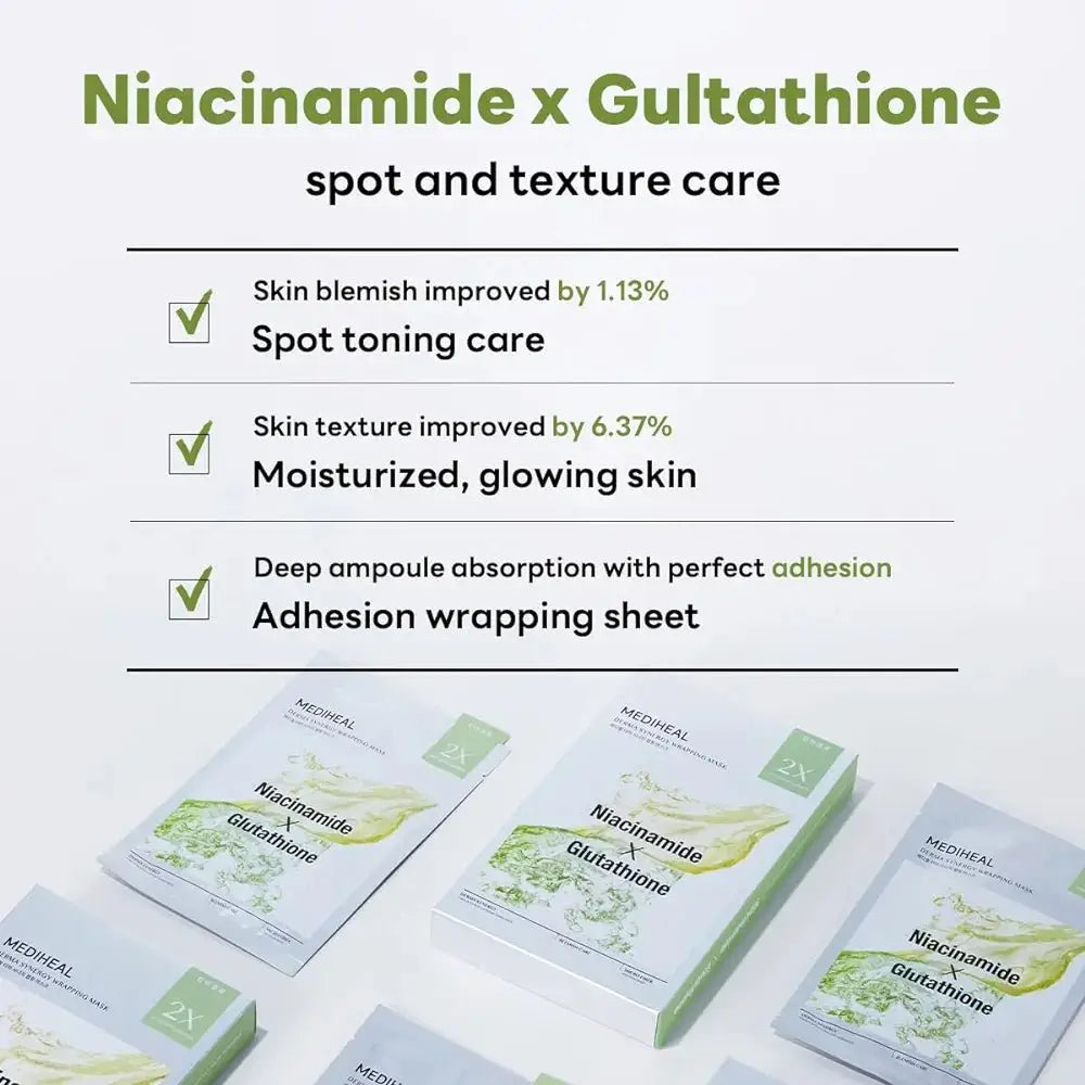 MEDIHEAL Derma Synergy Wrapping Mask Blemish 10pcs by Mediheal – Sheet Mask