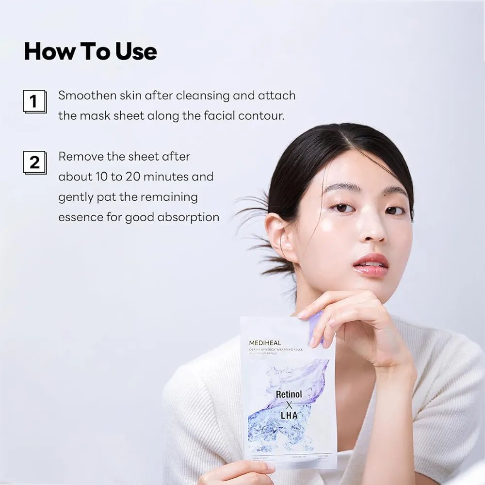 Derma Synergy Wrapping Mask Mask Pore 10pcs - Mediheal | Kiokii and...