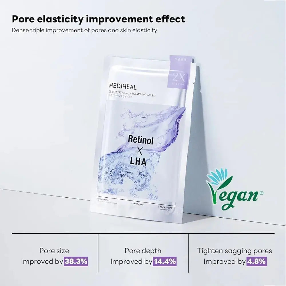 MEDIHEAL Derma Synergy Wrapping Mask Pore 10pcs by Mediheal – Sheet Mask