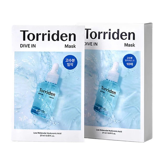 DIVE-IN Low Molecular Hyaluronic Acid Mask 10 sheets - Torriden | Kiokii and...