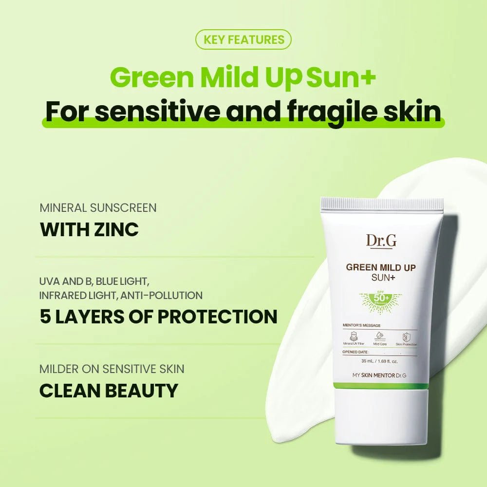 Dr G Green Mild Up Protect Cream - Dr G | Kiokii and...