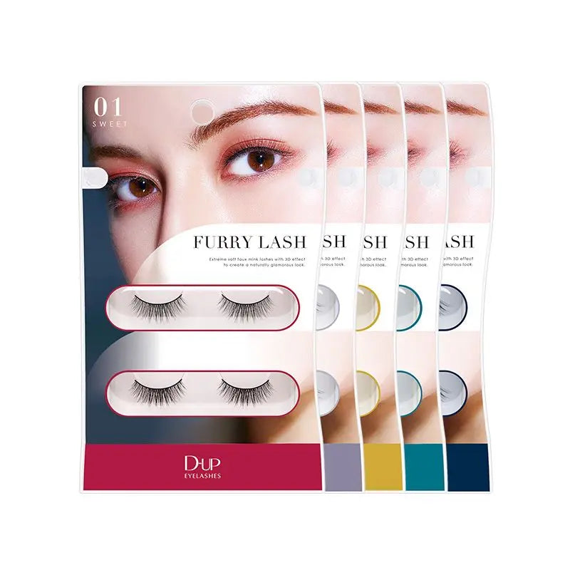 D - up Eyelashes Furry Lash 01 - 05 by D - up – False Lashes