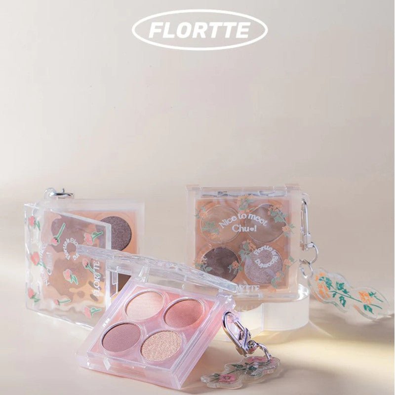 Flortte 4-Colour Eyeshadow Palette - Flortte | Kiokii and...