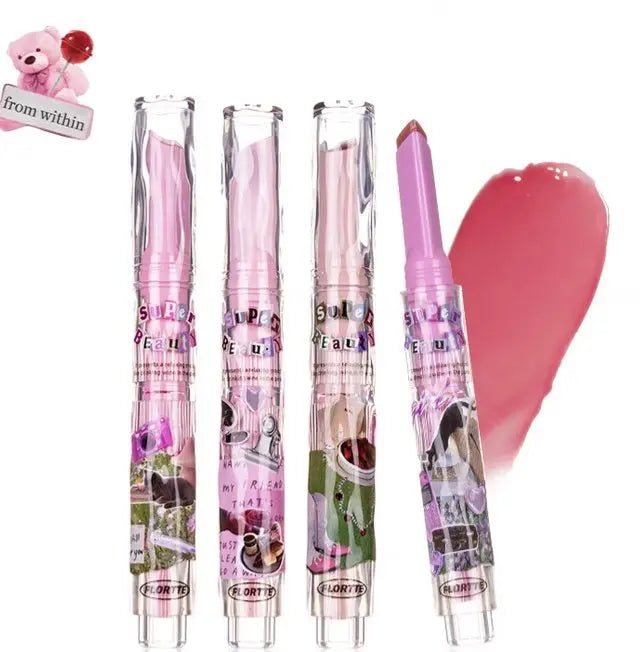 Flortte I Am Super Beauty Jelly Heart Lipstick (6 Colors) by Flortte – Lipstick