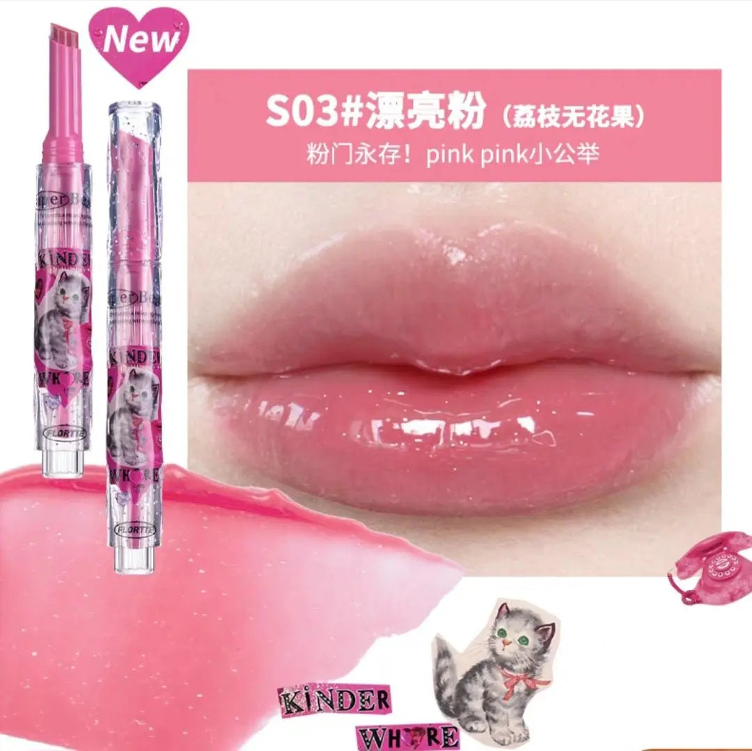 Flortte I am Super Beauty Jelly Heart Lipstick - S Series (6 Colors) by Flortte – Lipstick