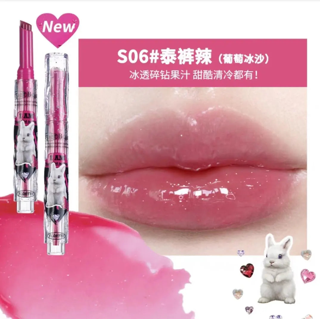 Flortte I am Super Beauty Jelly Heart Lipstick - S Series (6 Colors) by Flortte – Lipstick