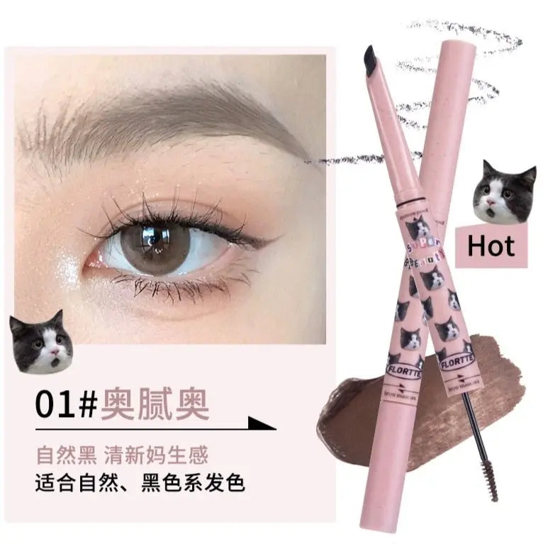 Flortte Two in One Eyebrow Pencil by Flortte – Eyebrow Pencil & Powder