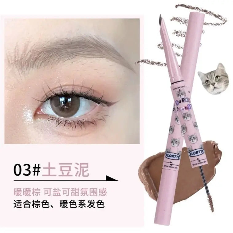 Flortte Two in One Eyebrow Pencil by Flortte – Eyebrow Pencil & Powder