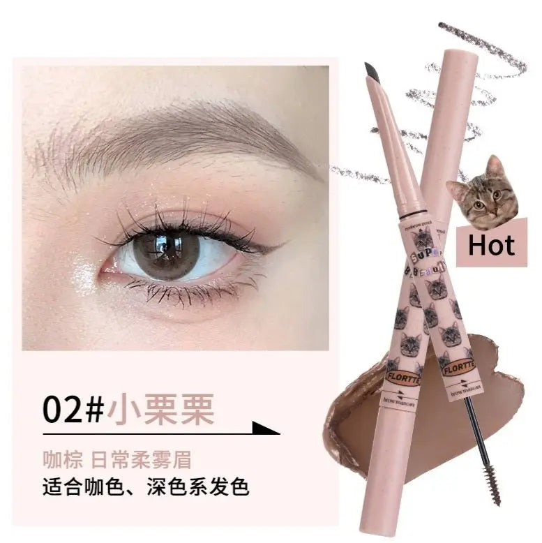Flortte Two in One Eyebrow Pencil by Flortte – Eyebrow Pencil & Powder