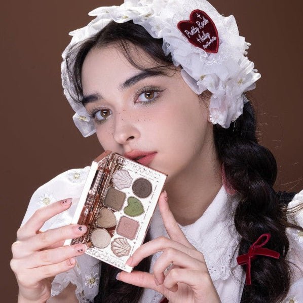 Flower Knows Chocolate Wonder Shop Eight Color Eyeshadow Palette #02 - Flower Knows | Kiokii and...