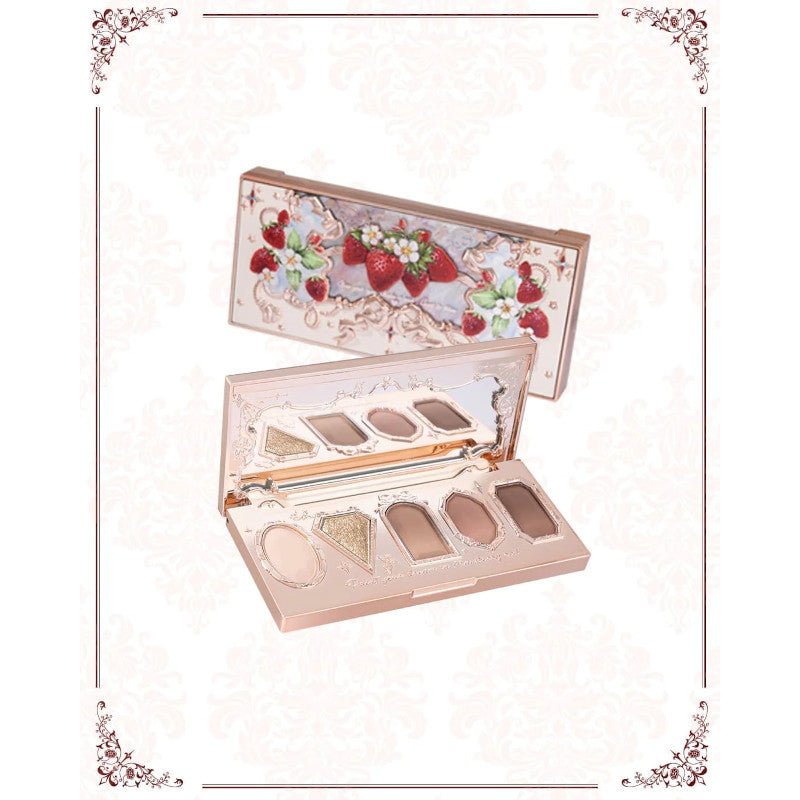 Flower Knows Strawberry Rococo 5 Colour Eyeshadow Palette #01 - Flower Knows | Kiokii and...