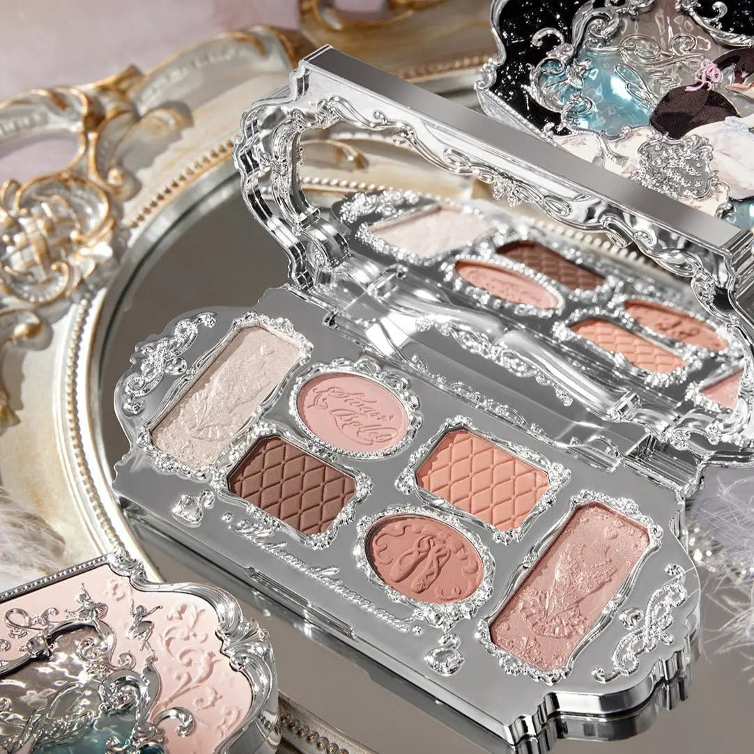 Flower Knows Swan Ballet Series Six Color Eyeshadow 01 White Swan by Flower Knows – Eye Shadow