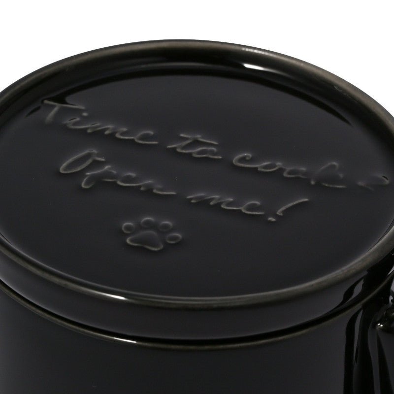 Francfranc Cat Canister Salt Jar Black - Francfranc | Kiokii and...
