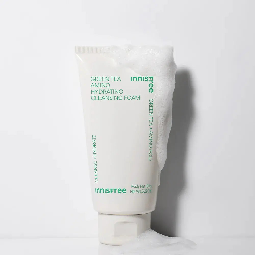 Innisfree Green Tea Amino Hydrating Cleansing Foam 150ml by Innisfree – Facial Cleanser