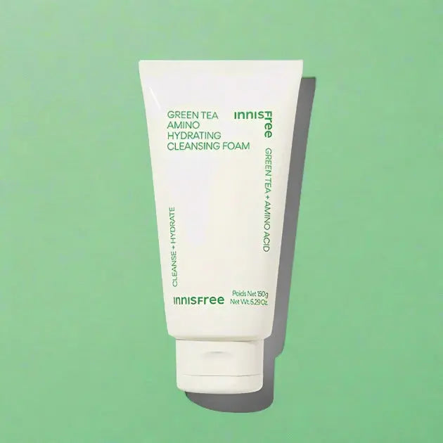 Innisfree Green Tea Amino Hydrating Cleansing Foam 150ml by Innisfree – Facial Cleanser