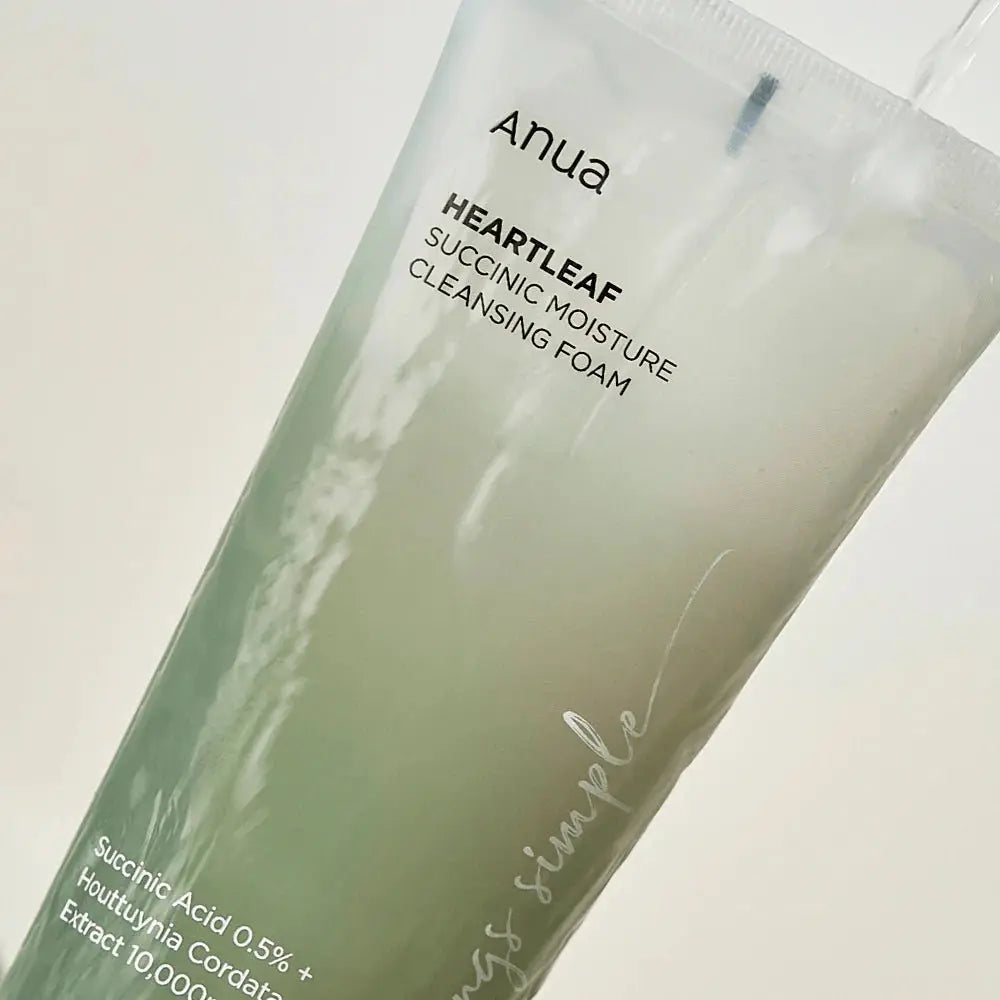Anua Heartleaf Succinic Moisture Cleansing Foam 150ml by Anua – Facial Cleanser